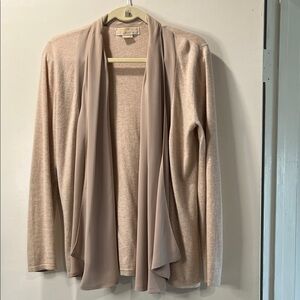 Michael Kors Cardigan with drape collar M
